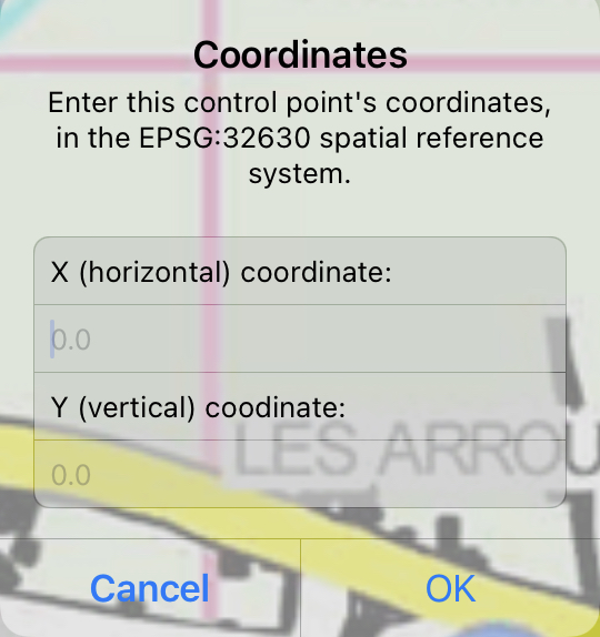 Localisation-point-Bit-Map-iPhone-iPad-Saisie-coordonnees